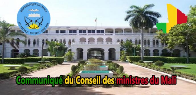 Communiqué du Conseil des Ministres du mercredi 25 octobre 2023: CM N°2023-44/SGG